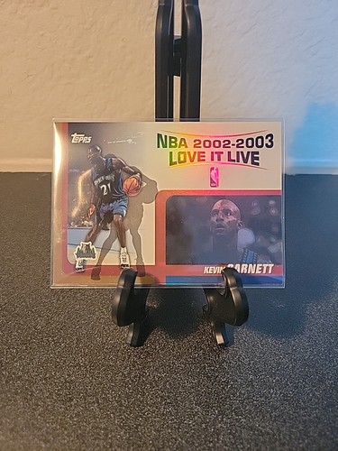 2003 Topps - Love It Live Kevin Garnett/Tim Duncan/Dirk Nowitzki Refractors - Picture 2 of 7