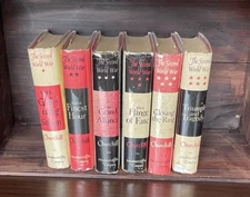 Winston Churchill Second World War WW2 WWll Set 6 Vols DJ BOMC Book Club Edition