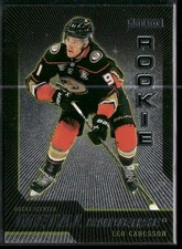 2023-24 Skybox Metal Universe Leo Carlsson 2008-09 Rookie Retros R-22 Ducks