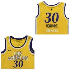 Nike Los Angeles Sparks #30 Ogwumike Yellow Jersey Women’s Small New W/O Tags