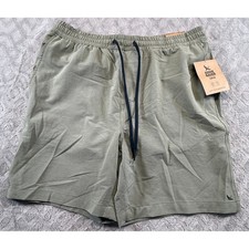 New Eddie Bauer Volley Swim Trunk Men's Medium Sage Green 7" Inseam UPF 50