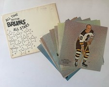 1950's Tex Coulter Boston Bruins All-Stars Picture Pack Cards Full Set Envelope