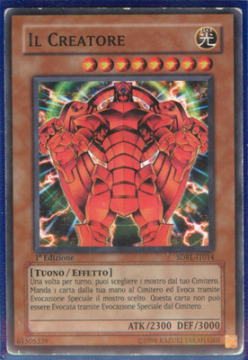 DER SCHÖPFER   (The Creator)   Common   SDRL IT014   1Ed   Yugioh!   ANDYCARDS