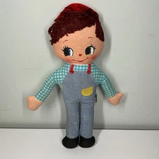 Dolls of Distinction Ragdoll Knickerbocker Brown Hair Gingham Western Prairie