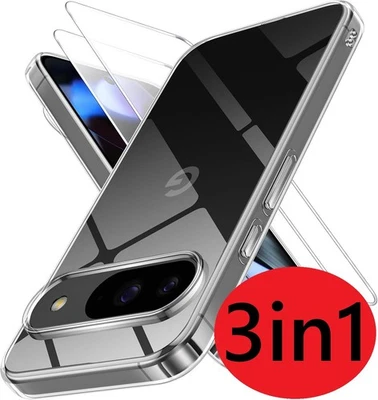 HMK Hülle + 2x Displayschutz für Google Pixel 10 / Pro / XL Panzerfolie 9H Hartglas