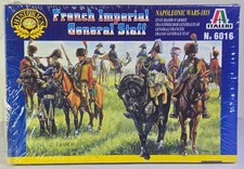 Italeri 6016 Napoleonic French Imperial Staff COMPLETE Set 34 Figures NO BOX