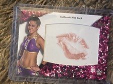 2018 Topps WWE Authentic Kiss Card Diva Bayley 26 /99 - NICE