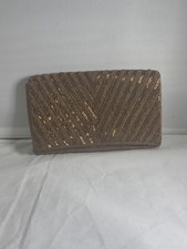 Vintage 1970s Saks 5th Avenue Beaded Clutch Made In Hong Kong