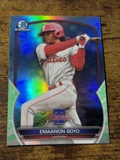 EMAARION BOYD 2023 Bowman Draft #BDC-43 Chrome Lunar Glow Refractor