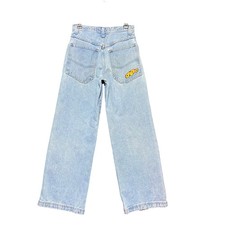 Vintage JNCO Sista Girlie Stuff Wide Leg Jeans Light Wash 90s Skater Size 7 USA
