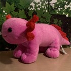Build A Bear Valentines Axolotl Plush Red Pink Love You Alotl BAB Stuffed Animal — photo 2