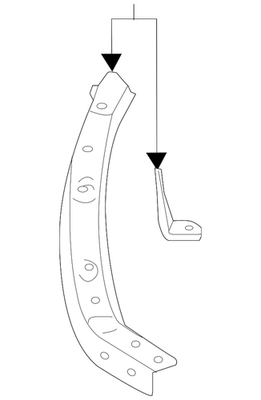 #ad Genuine Subaru Extension Panel 53029XC02B9P $225.91
