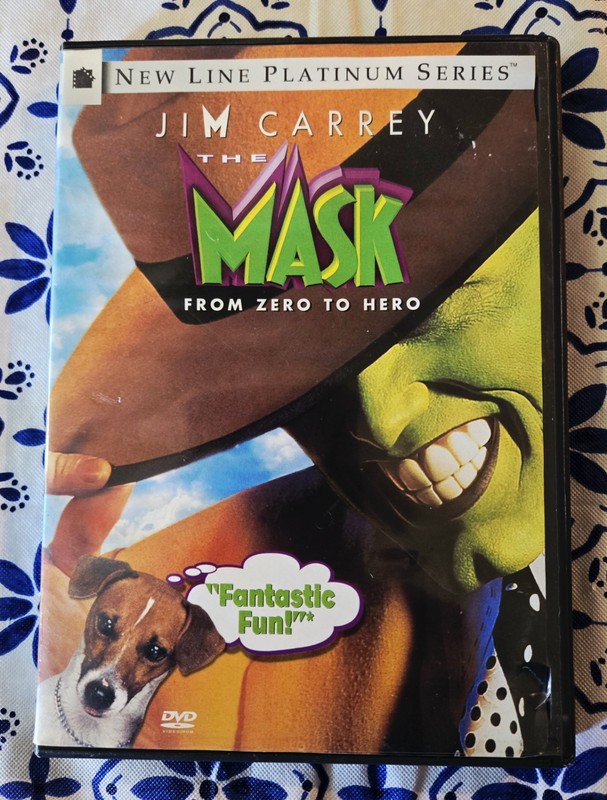 The Mask (DVD, 1994) Jim Carrey VG