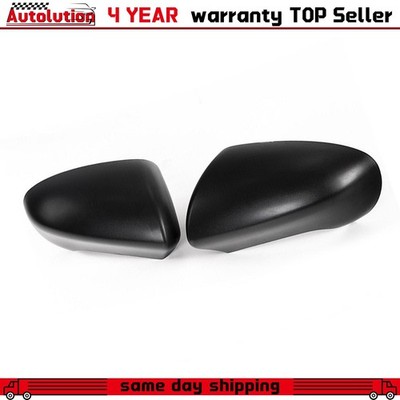 2PCS Left Right Side Rearview Mirror Cover Cap For Nissan Qashqai 2007-2014