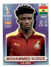 Mohammed Kudus 2022 Panini World Cup Qatar Sticker #GHA 12 USA Version