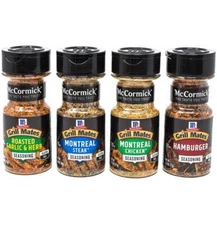 McCormick Grilling Seasoning Variety Pack Grill Mates Everyday Blends - 4 Ct