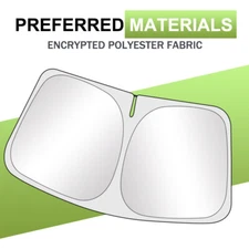 Windshield Visor SunShade Custom Made Sun Shade w/Bag For Ford F-150 EXT 2015-20