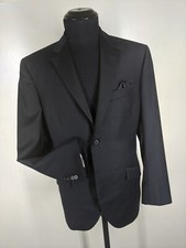 Millers Oath Bespoke Formal Black One Button Wool Dinner Jacket Fit 38-39 Reg