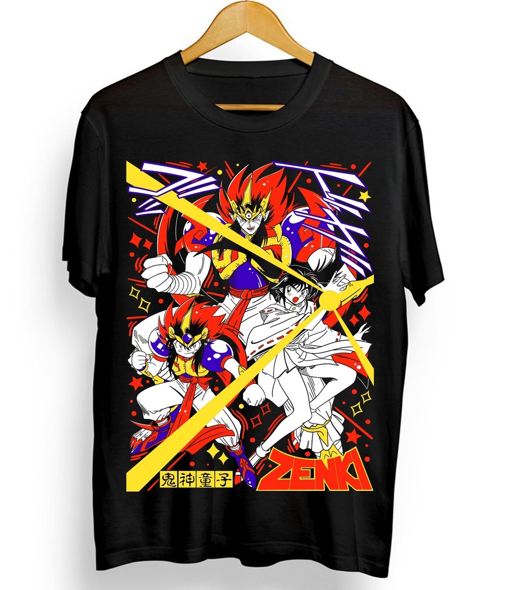 Kishin Douji Zenki T-shirt Anime Manga Chiaki Enno Karuma Kawaii