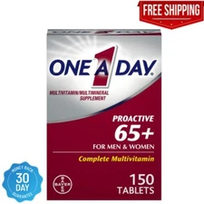 One A Day Proactive 65+ Multivitamin Tablets for Men and Women, 150ct Free Ship