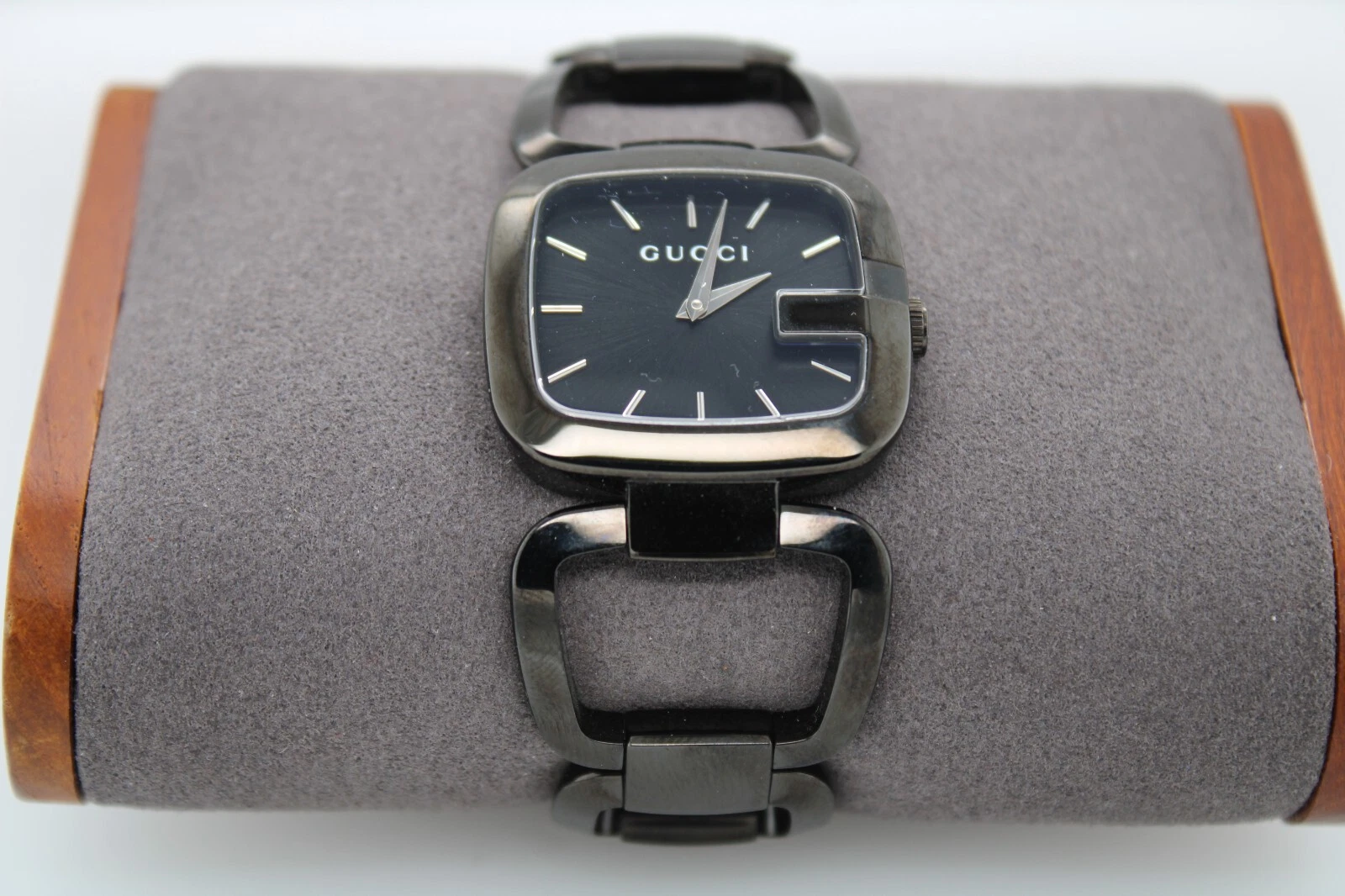 Montre pour femme GUCCI G Collection 125,4 32 mm cadran noir carré quartz #18884