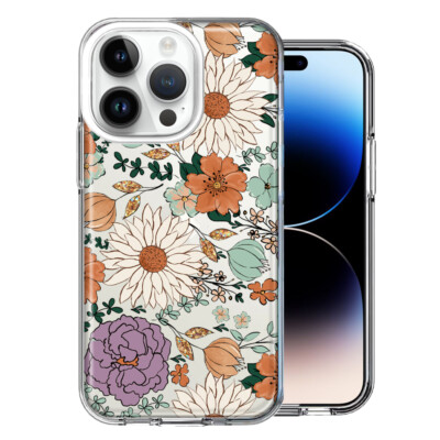 For Apple iPhone 14 Pro Max Shockproof Hybrid Case, Cute Feminine