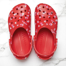 Crocs Women s Classic VDay Clog Red/Hearts New With tags Various Sizes