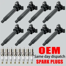 8X Ignition Coil & 8X Iridium Spark Plug for Toyota Tundra Sequoia 4.7L V8 UF230