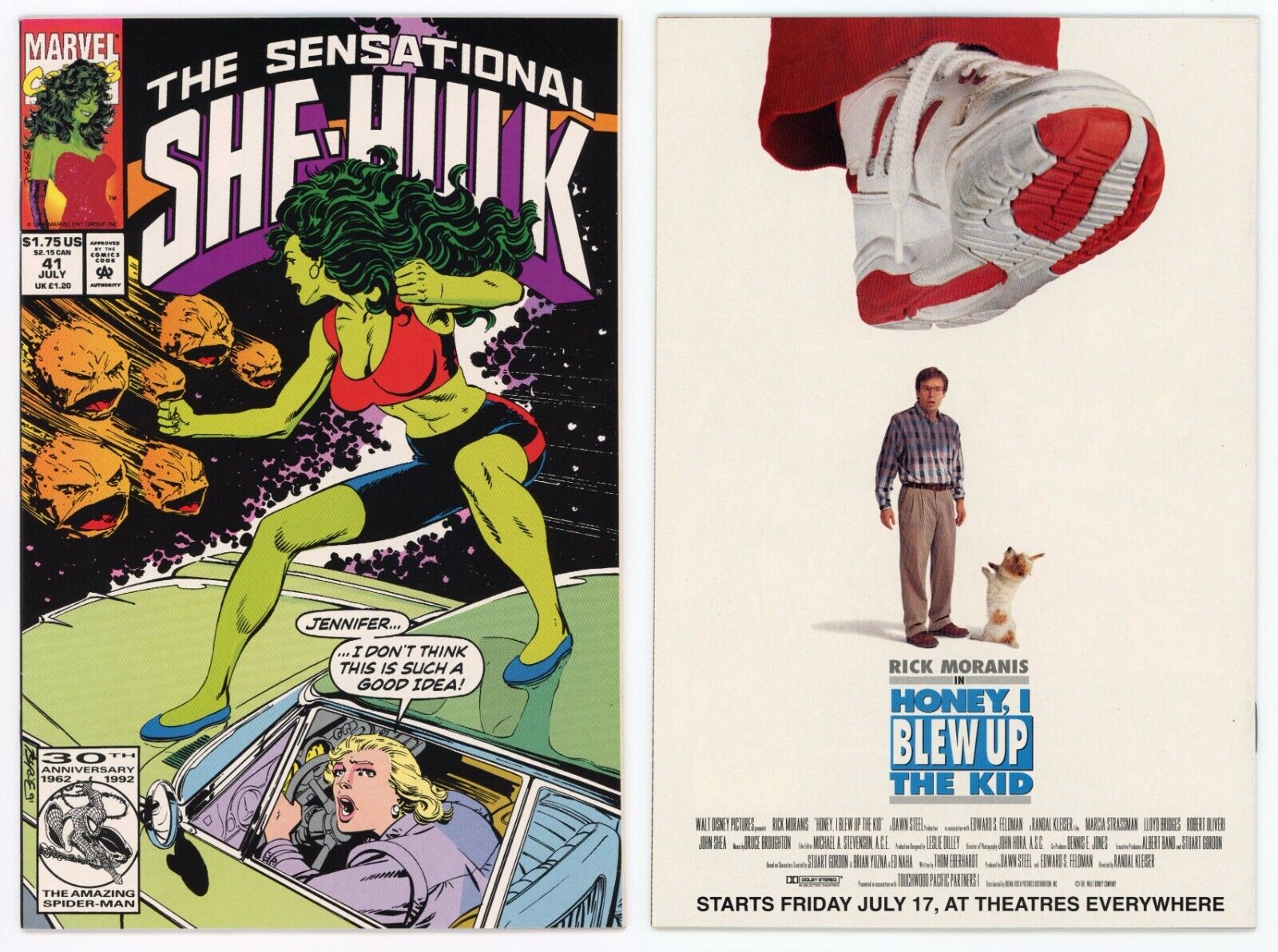 Sensational She-Hulk #41 (NM+ 9.6) *HIGH GRADE* Byrne Cover Art 1992 Marvel MCU