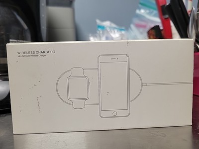 Mini AirPower Wireless Charger  2 In 1 Charger For Phone And Watch