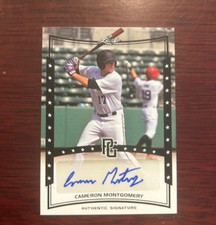 2014 Leaf Perfect Game CAMERON MONTGOMERY  Certified Autographed Card