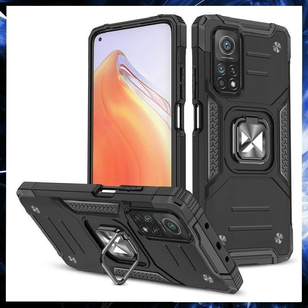 For XIAOMI MI 10T 5G ARMOR CASE WITH STAND RING MAGNETIC HOLDER