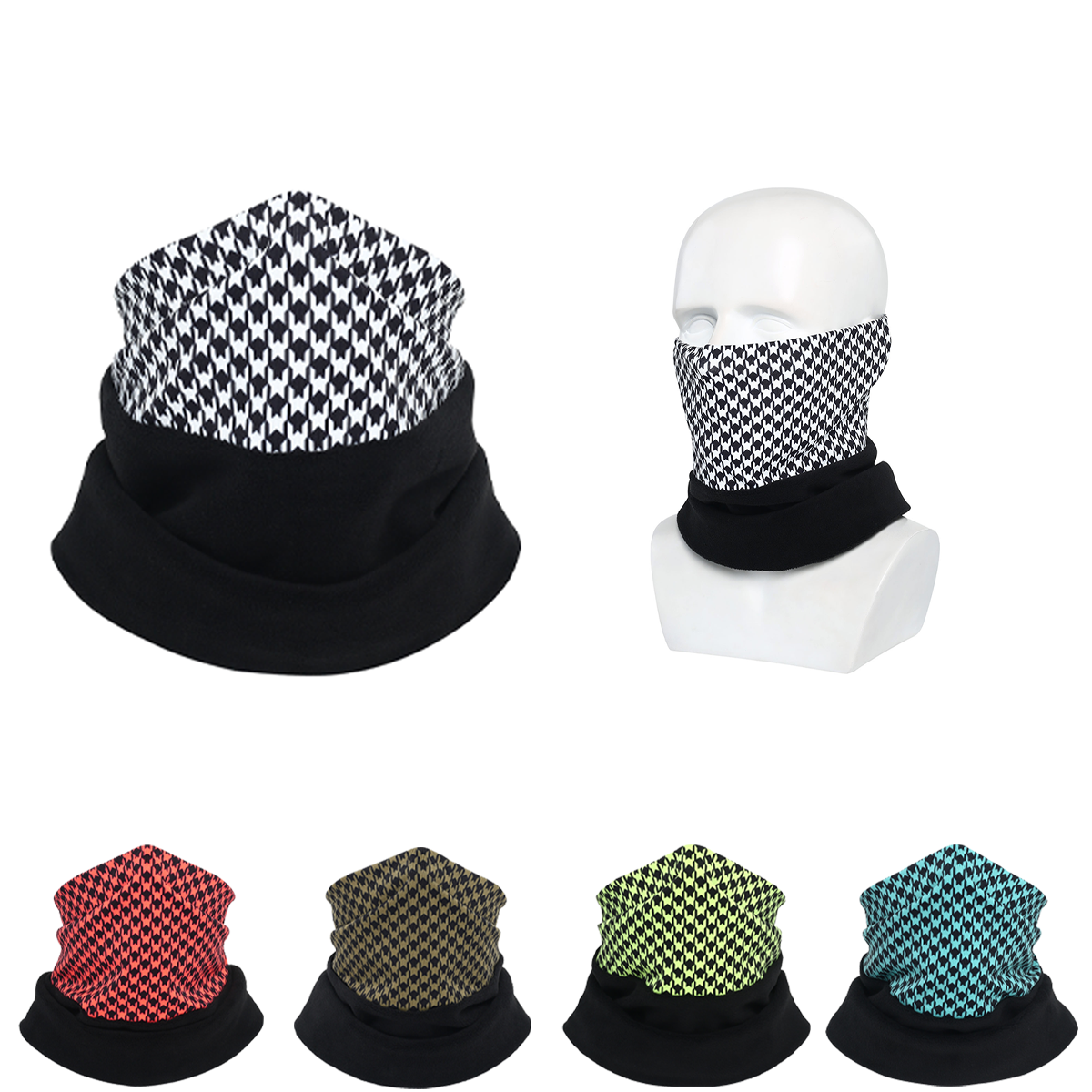 Winter Neck Warmer Scarf Breathable Wind-proof Cold Weather for Fishing Hiking