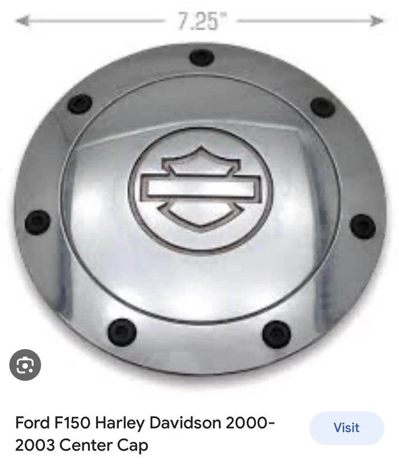 Ford F150 2000-2003 edición Harley Davidson cromo 3410 llanta tapa central Foto 2 de 3