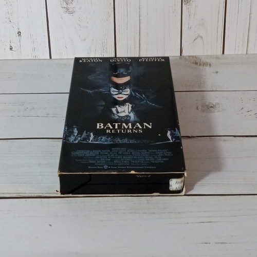 Batman Returns VHS Kassette 1992 Superheld Action Michael Keaton Michelle Pfeiffer - Bild 4 von 7