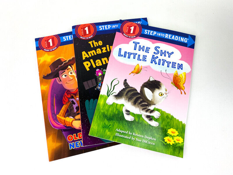 Step Into Reading Level 1 Reading Books Set of 3