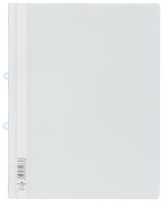 Durable 258002 Sichthefter mit Abheftschieber - Hartfolie, 0,16 mm, A4 überbreit