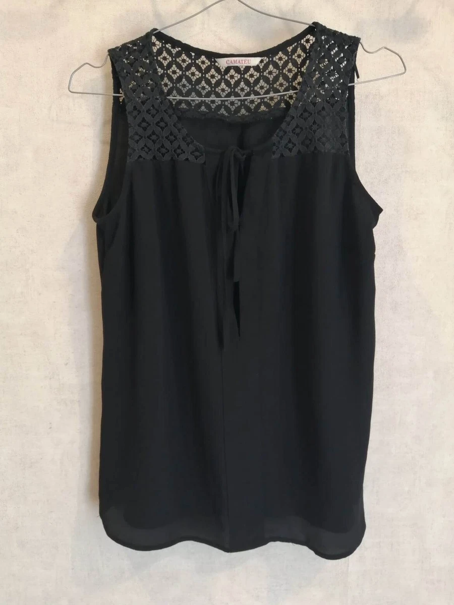 Camaieu blouse dentelle hotsell