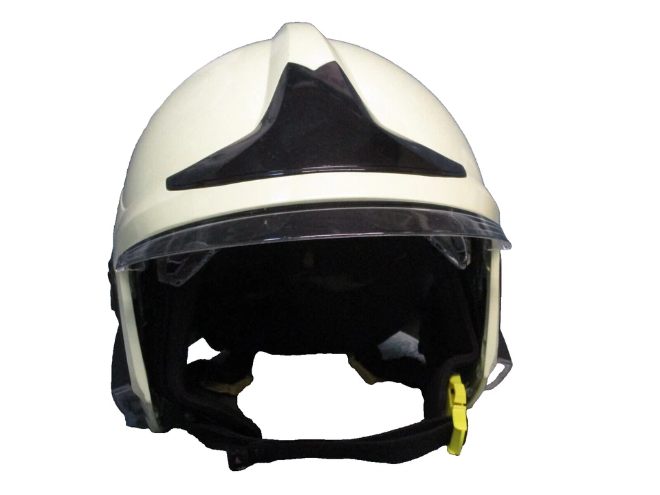 Feuerwehrhelm MSA GALLET F1 XF, nachleuchtend, Schild schwarz, Visier klar Helm - Bild 2 von 4