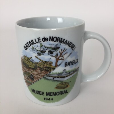 Bataille de Normandie Musee Memorial Bayeux 1944 Mug D Handle NEW With Tag