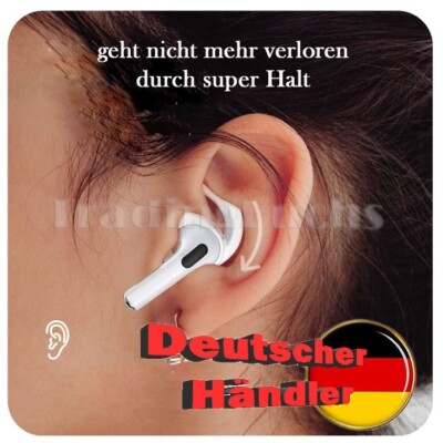   Ohrhalter Silikon Apple Airpod 4 Generation Antislip Halterung Antirutsch 