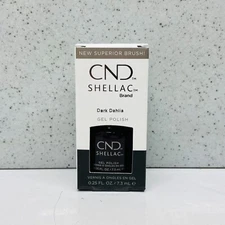 CND Shellac UV LED Gel Nail Polish - Dark Dahlia #09956