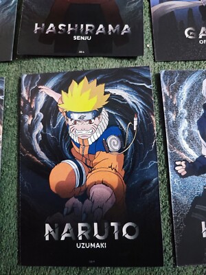 Topps NARUTO ANIMAX JET BLACK Limited Edition Card Full Set Of 15