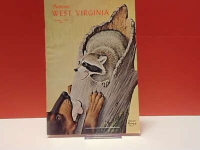 West Virginia DNR official state outdoors wild life monthly magazine from  1968