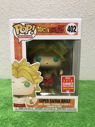 Funko Pop DBZ Super Saiyan Broly SDCC 2018 Summer Exclusive