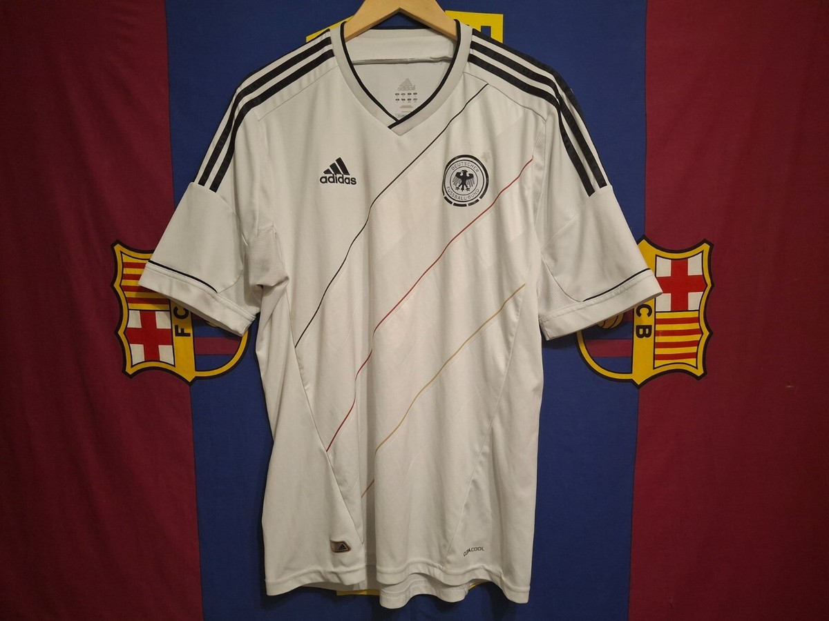 Germany Team Jersey Home shirt 2012 - 2014 White Adidas X20656