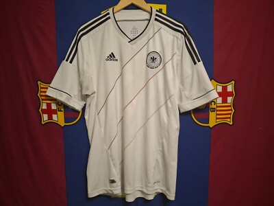 Germany Team Jersey Home shirt 2012 - 2014 White Adidas X20656