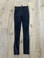 Spanx Black Leggings XS Matte Textured