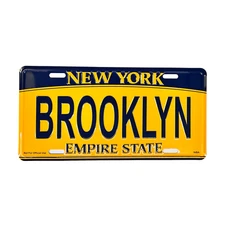 BROOKLYN: NEW YORK Gift Souvenir License Plate for Car, Truck, Home, Tourist