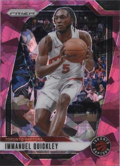 2024-25 Panini Prizm - Immanuel Quickley #78 Pink Ice Prizm for sale ...